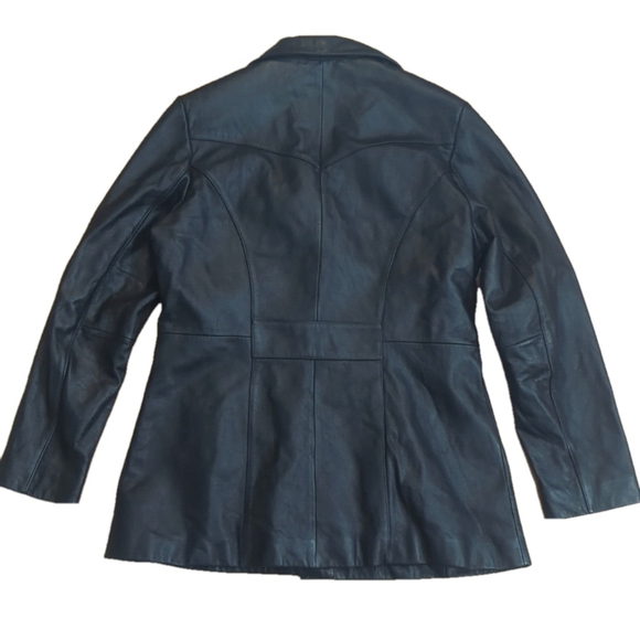 Wilsons Leather brown 3 button jacket Large - Picture 2 of 15